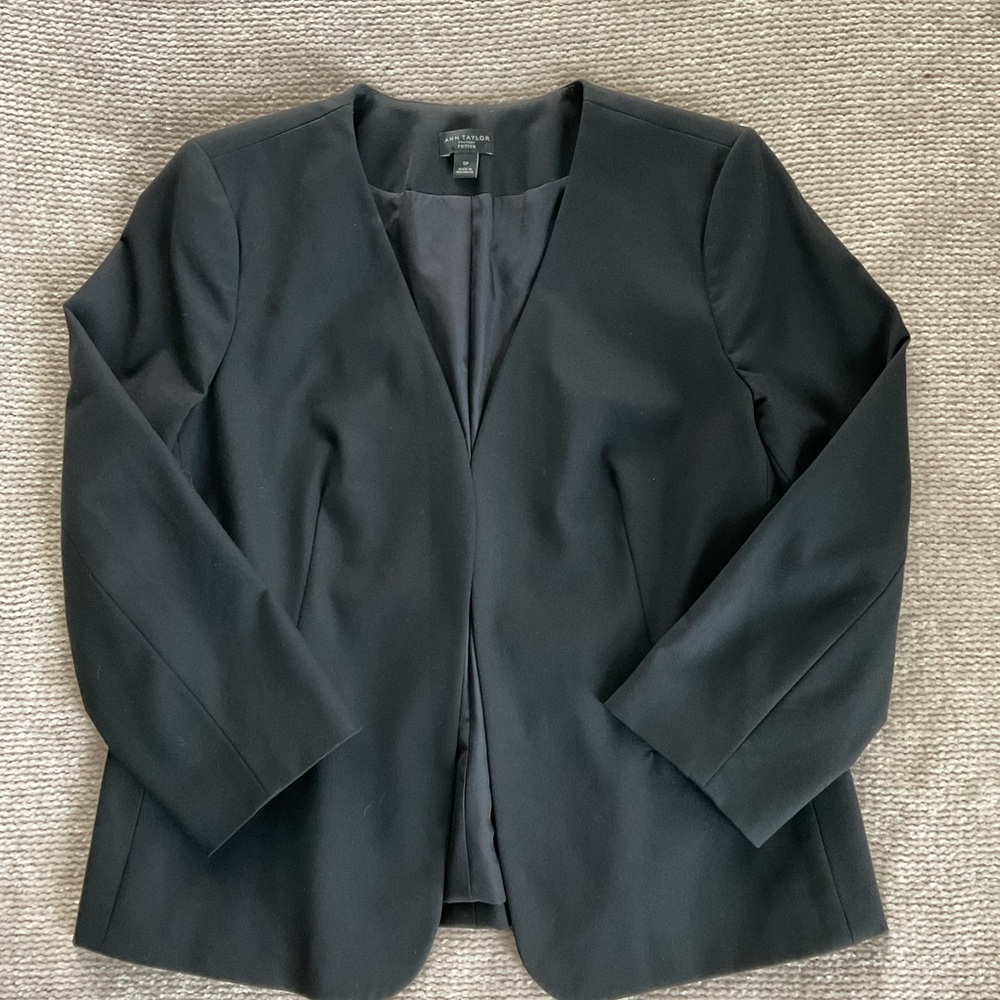 Ann Taylor Factory Classic Black Blazer